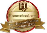 2013 Homeschool.com Top Curriculum Award