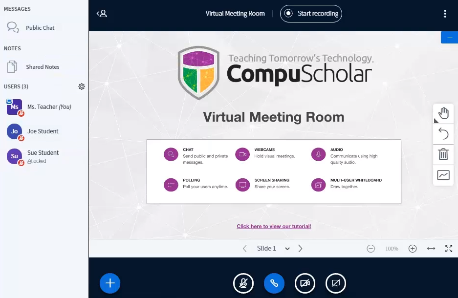 Virtual Meeting Interface
